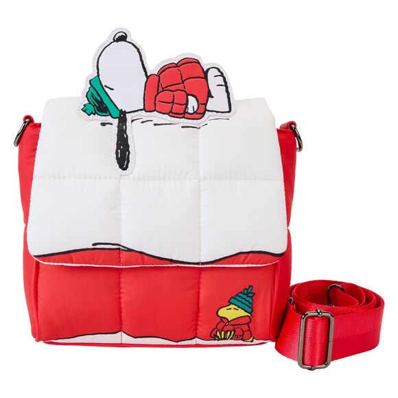 Loungefly Handbags - Peanuts Snoopy & Woodstock Snow Day Doghouse Crossbody Bag